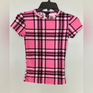 Rue 21 Adorable Plaid Tee - Size XS